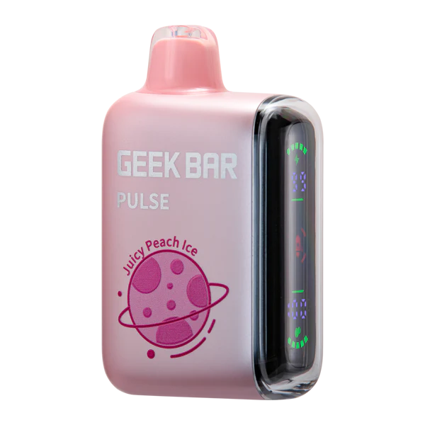 Juicy Peach Ice Geek Bar Pulse 15000 - Black Coral